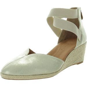 Gentle Souls by Kenneth Cole Womens Orya Gold Espadrille Heels Shoes New